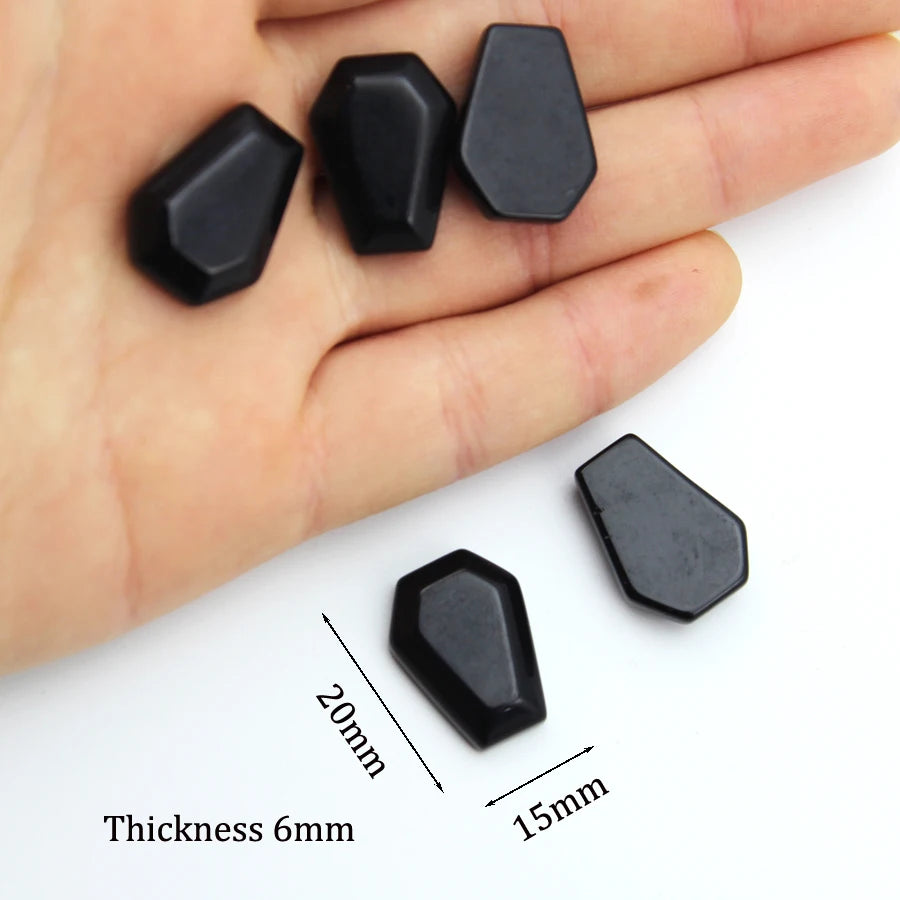 20mm Natural Agate Stone Mineral Crystal Quartz Coffin Board Rock Chakra Reiki Energy Healing Room Home Decor Decoration Maison