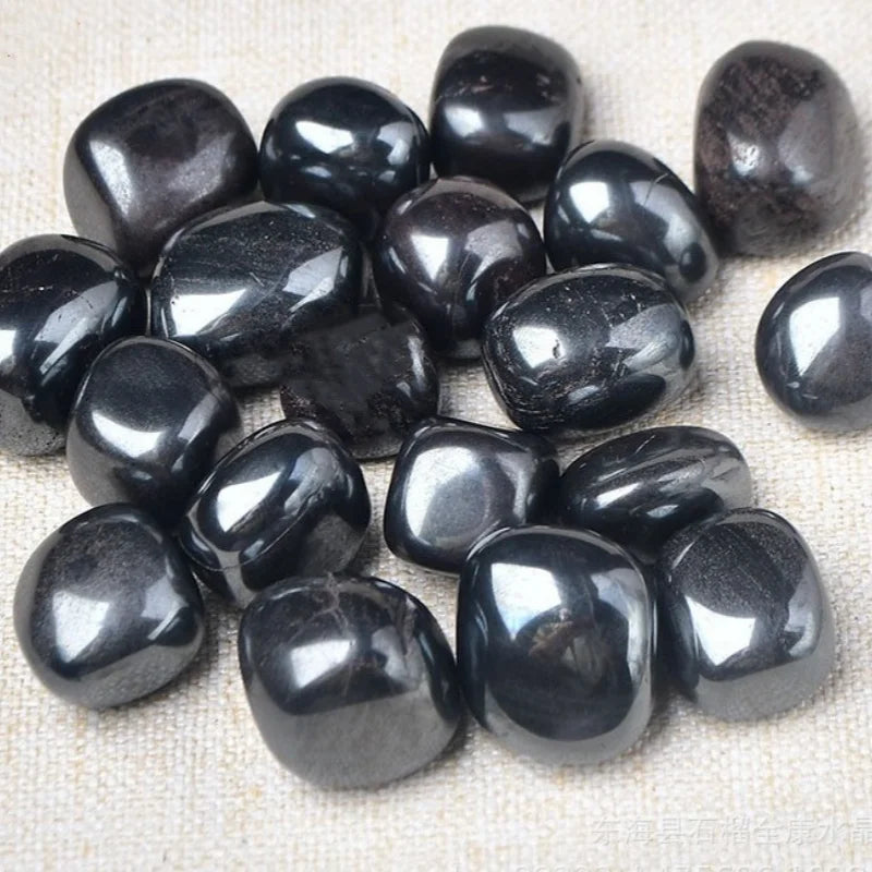 Terahertz Quartz Rock Natural Polished Gravel Tumbled Rolling Stones Energy Healing Chakras Yoga Decorations In Bulk