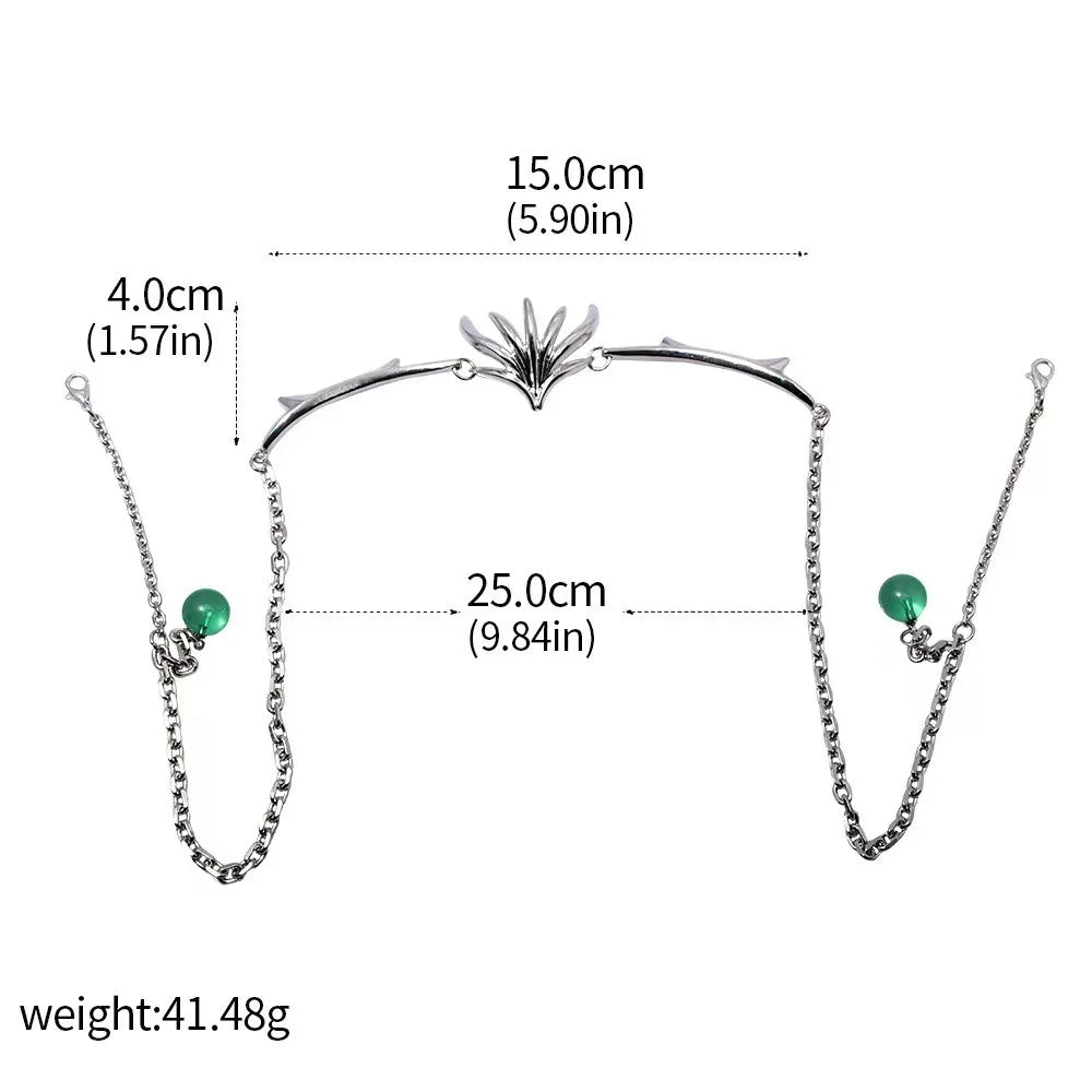 Punk Mechanical Blood Blade Alien Fluid Design Lip Ring Face Ear Jewelry Adjustable Gothic Exaggerated Party Body Accessories