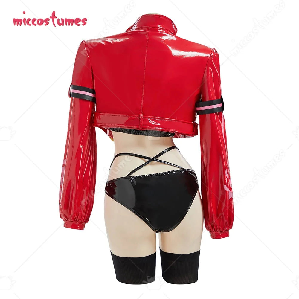 miccostumes Women's Boa Cosplay Costume Corset and Jacket with Brief Halloween Cosplay Costume
