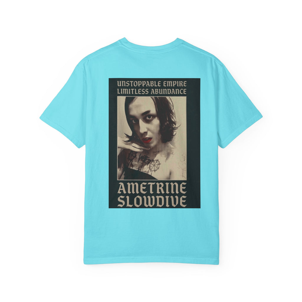 Ametrine Slowdive Graphic T-Shirt — Unstoppable Empire / Limitless Abundance Vintage Band Tee