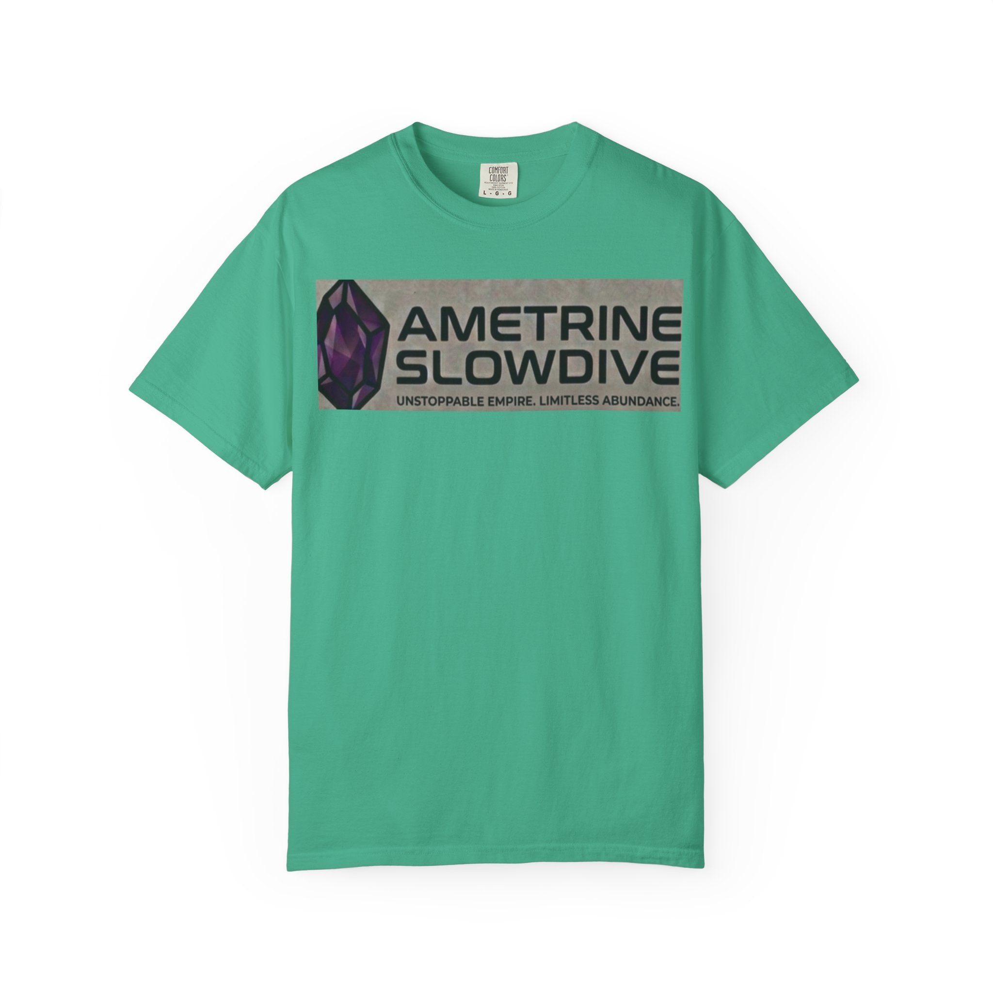 Ametrine Slowdive Graphic T-Shirt — Unstoppable Empire / Limitless Abundance Vintage Band Tee