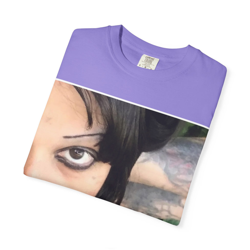 Goth Portrait T-Shirt — Vintage Grunge Face Print