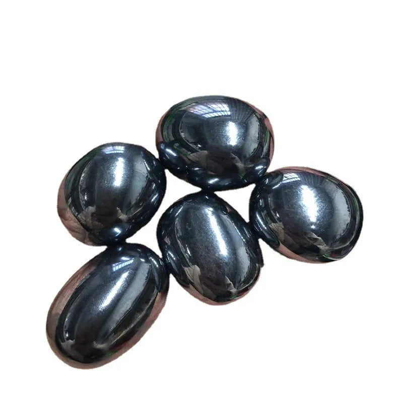 Terahertz Quartz Rock Natural Polished Gravel Tumbled Rolling Stones Energy Healing Chakras Yoga Decorations In Bulk