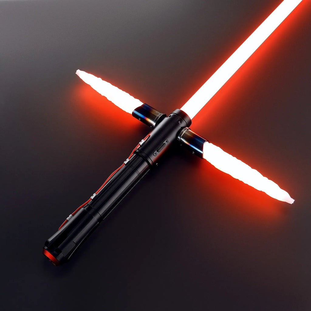 JS Lightsaber Xenopixel Kylo Ren Light Saber Jedi Neopixel Metal Handle Laser Sword Cosplay Heavy Dueling Luminous Cosplay Toys
