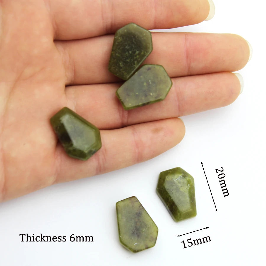 20mm Natural Agate Stone Mineral Crystal Quartz Coffin Board Rock Chakra Reiki Energy Healing Room Home Decor Decoration Maison
