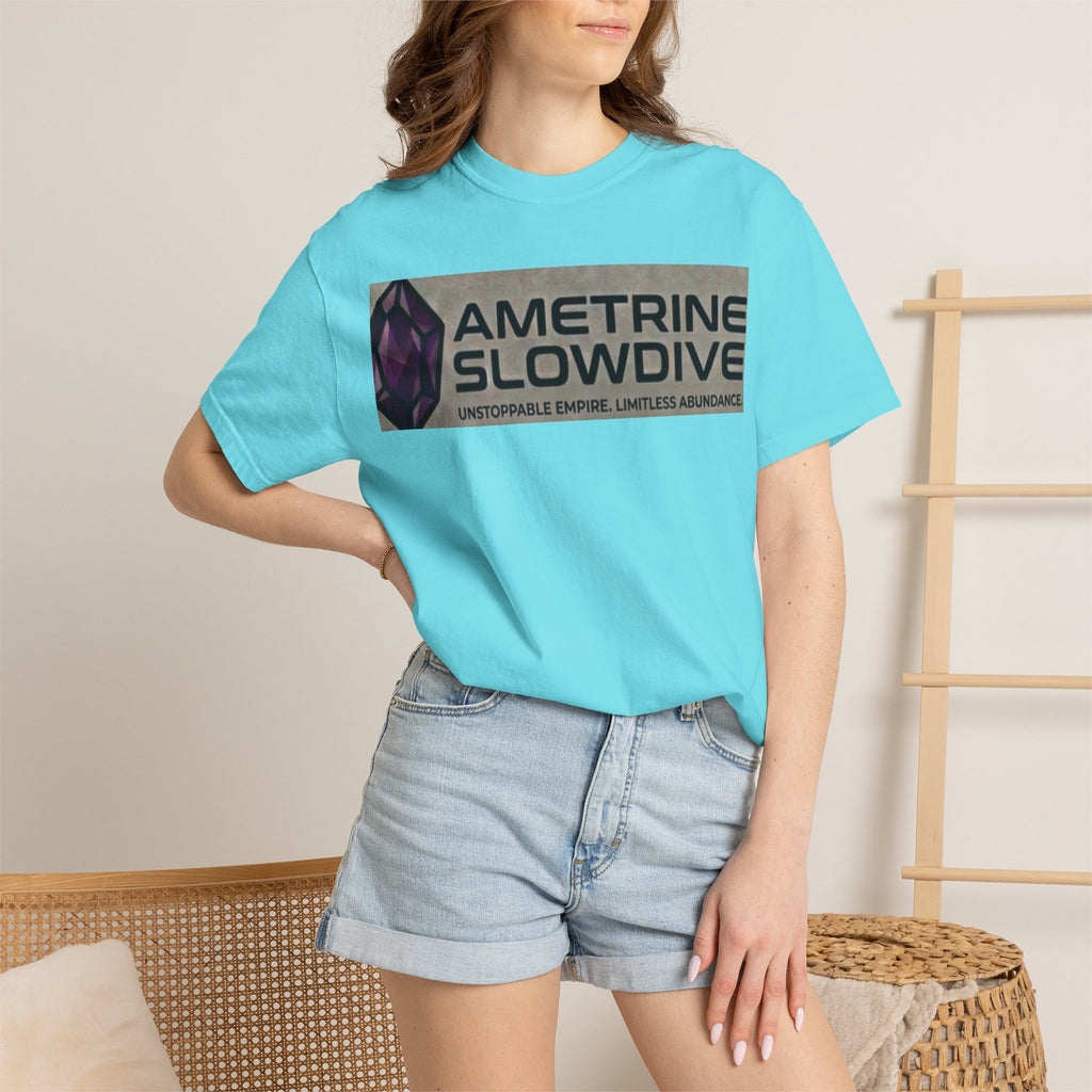 Ametrine Slowdive Graphic T-Shirt — Unstoppable Empire / Limitless Abundance Vintage Band Tee