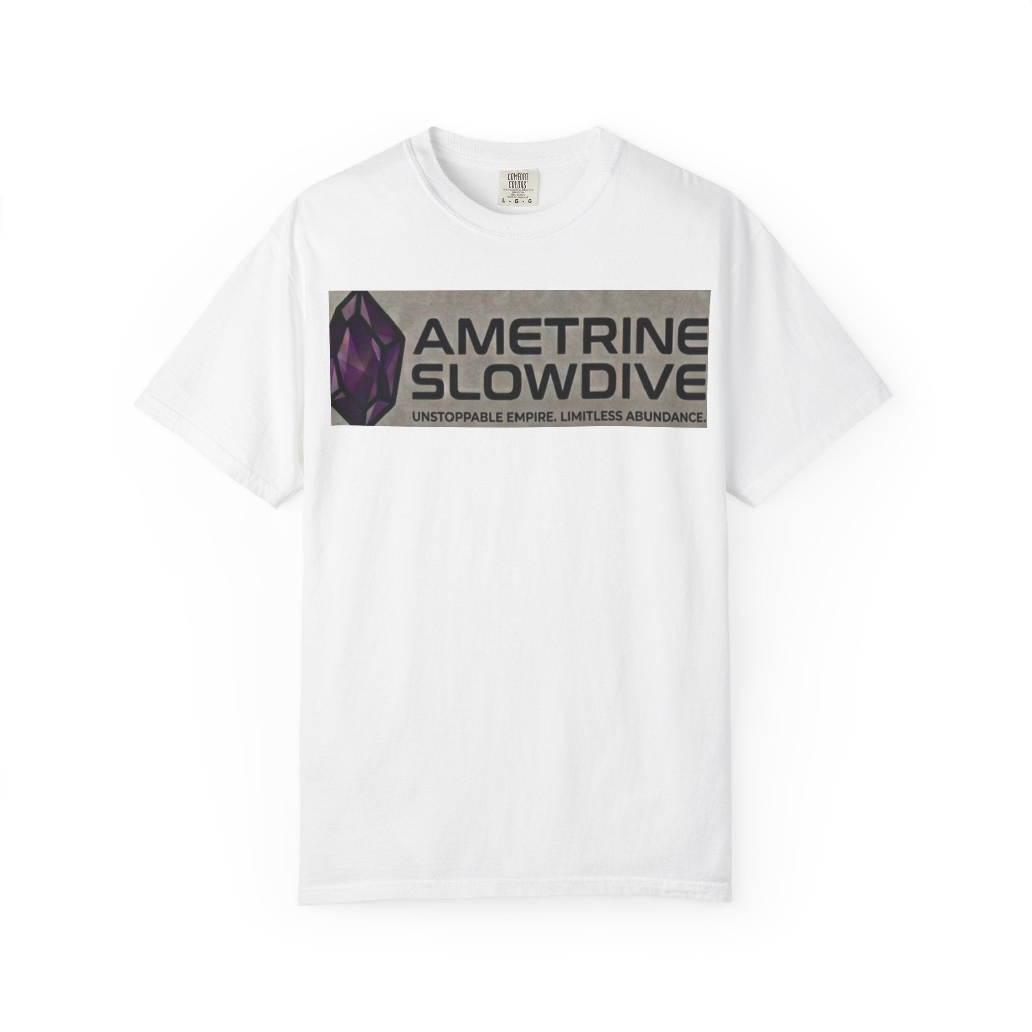 Ametrine Slowdive Graphic T-Shirt — Unstoppable Empire / Limitless Abundance Vintage Band Tee