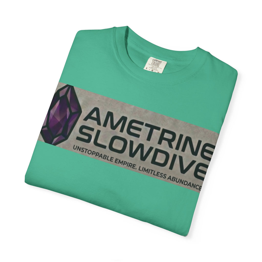 Ametrine Slowdive Graphic T-Shirt — Unstoppable Empire / Limitless Abundance Vintage Band Tee