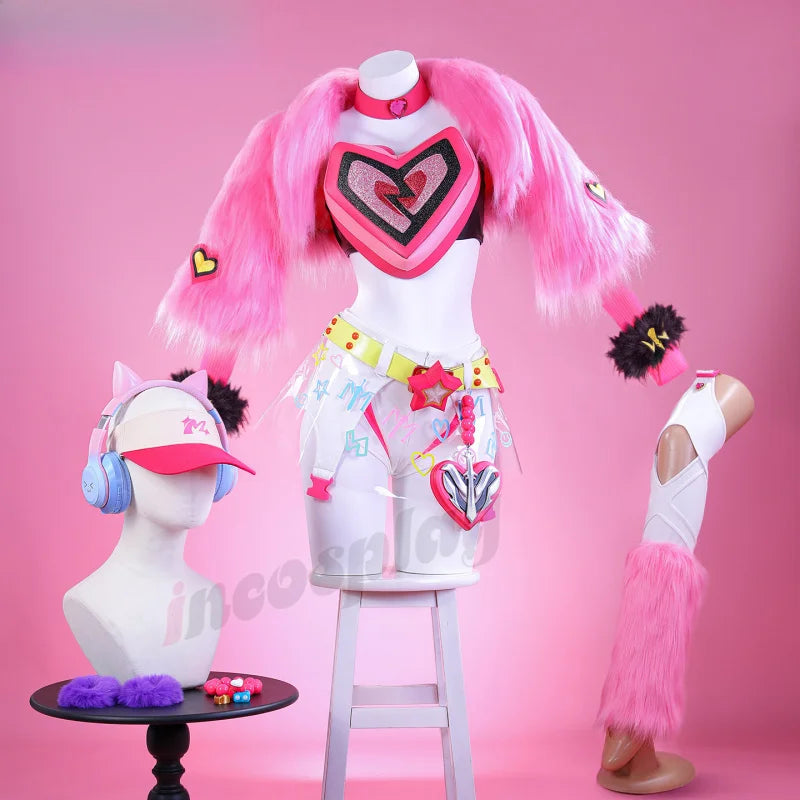 Magik 2026 Newly Cosplay Costume Rivals Game Women's hip-hop style uniform jacket shorts corset props Halloween party Magik suit