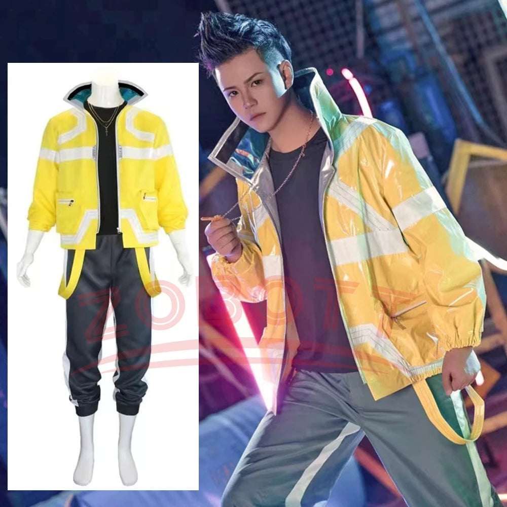 Anime Cyberpunk Edgerunners David Cosplay Costume Anime Cyberpunk:Edgerunners David Cosplay Suit Halloween Costumes for Men