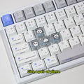 Chiikawa Artisan Keycaps, Transparent PC Glow Keycaps for Mechanical Keyboard, Custom Anime Keycaps