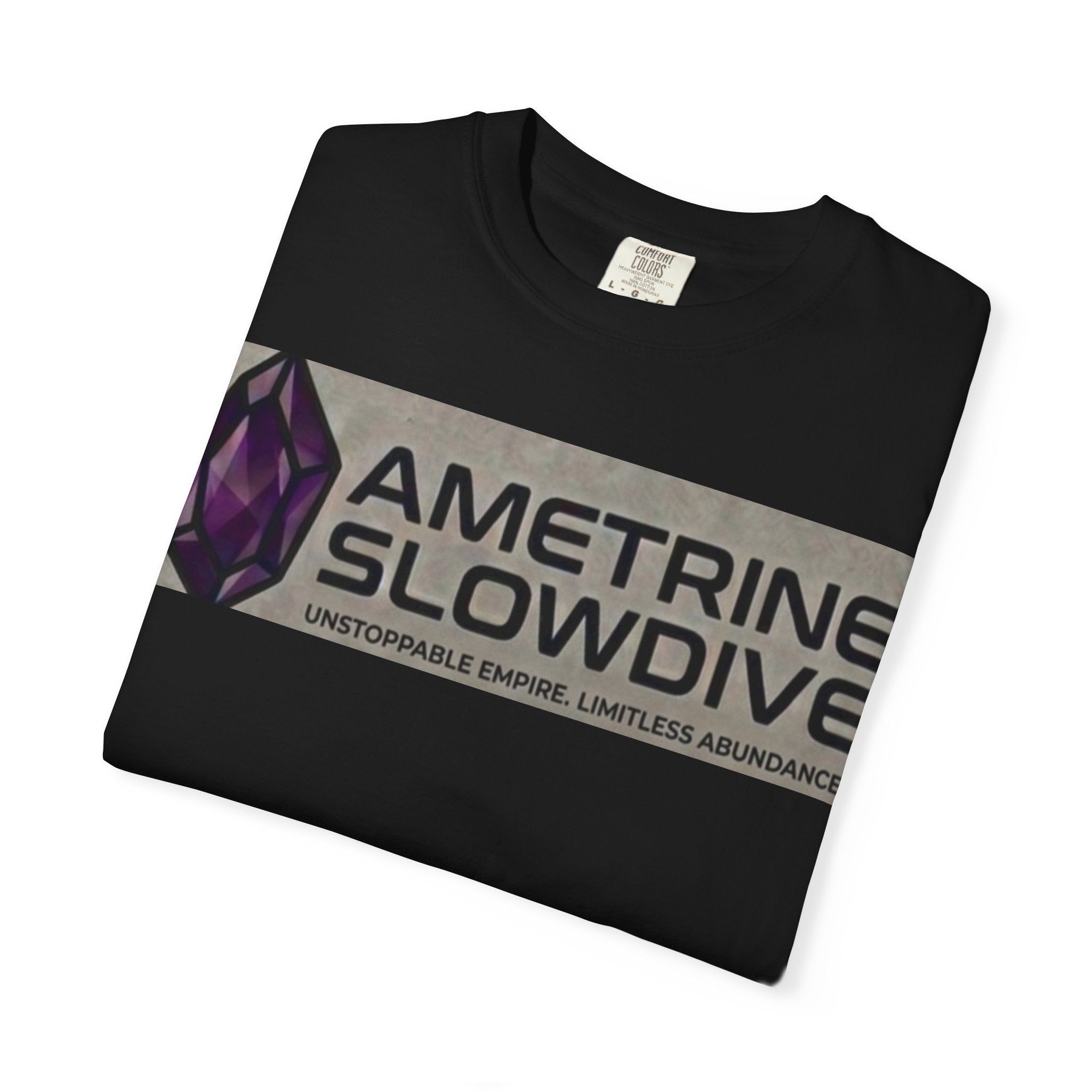 Ametrine Slowdive Graphic T-Shirt — Unstoppable Empire / Limitless Abundance Vintage Band Tee