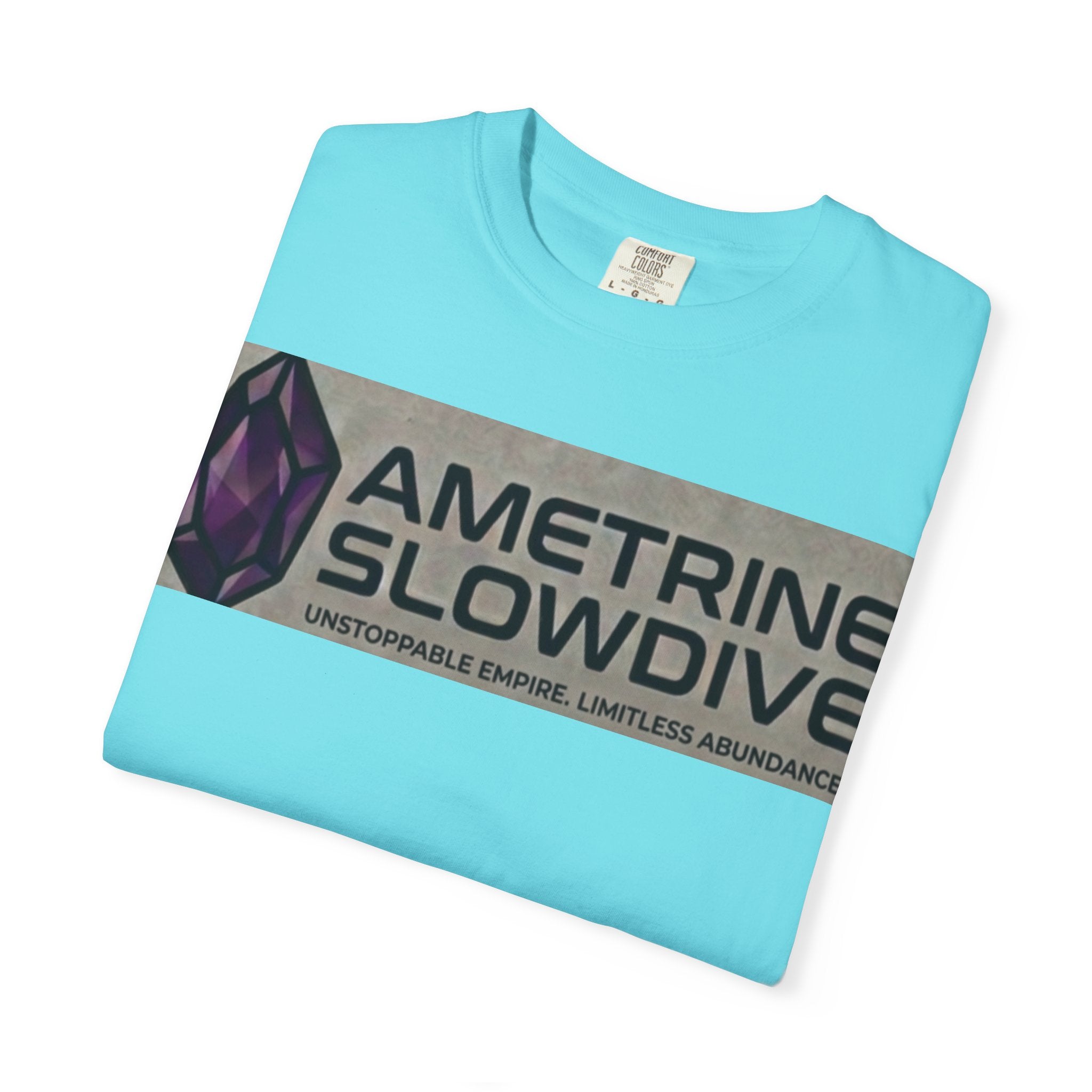Ametrine Slowdive Graphic T-Shirt — Unstoppable Empire / Limitless Abundance Vintage Band Tee