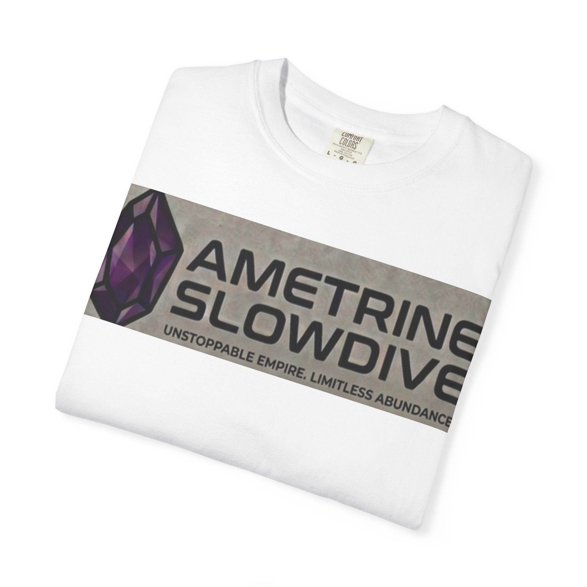 Ametrine Slowdive Graphic T-Shirt — Unstoppable Empire / Limitless Abundance Vintage Band Tee