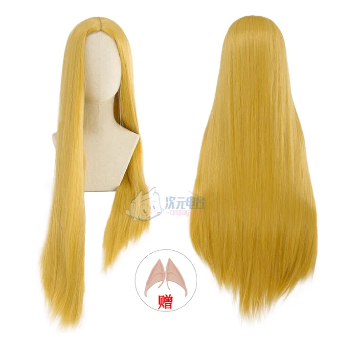 Game Zelda Cosplay Princess Zelda Costume  Wig Women's White Dress Uniform Halloween Party Anime Role Play Outfit