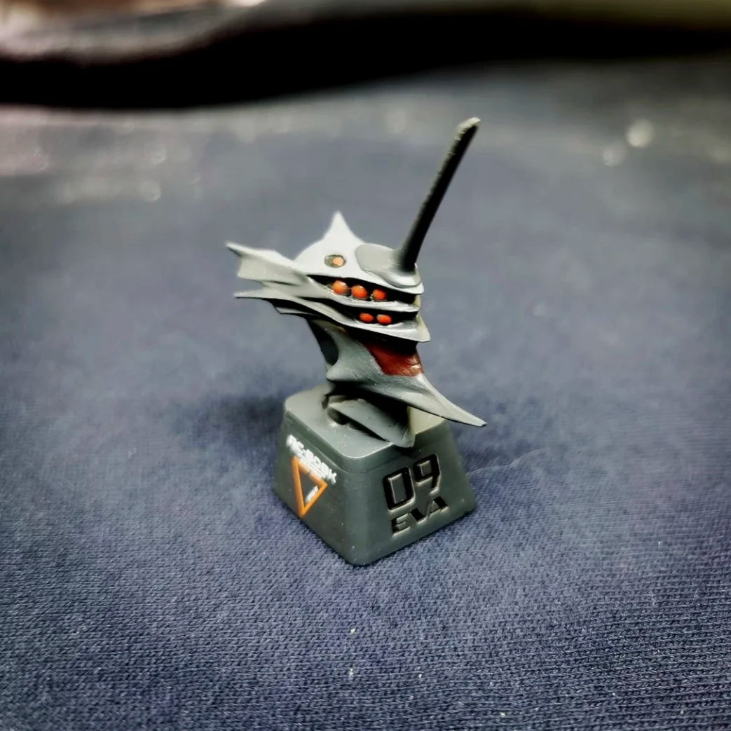 Custom Keycap Eva 01 Neon Genesis Evangelion Electroplated Color Personalized Keycap For Mechanical Keyboard Anime Themed