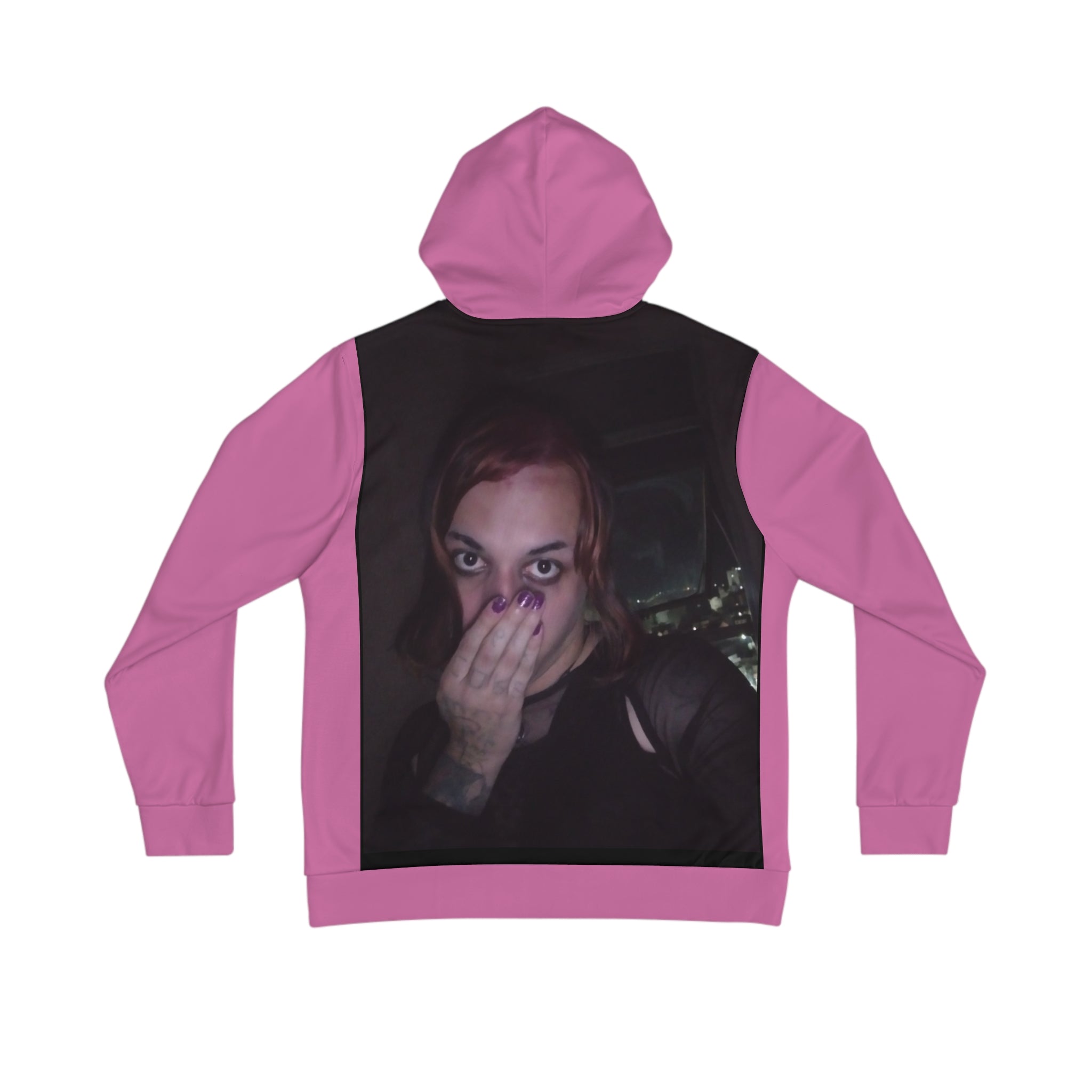 Men's Photo Graphic Hoodie — Moody Portrait Streetwear