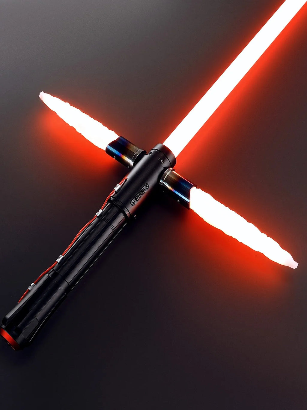 JS Lightsaber Xenopixel Kylo Ren Light Saber Jedi Neopixel Metal Handle Laser Sword Cosplay Heavy Dueling Luminous Cosplay Toys