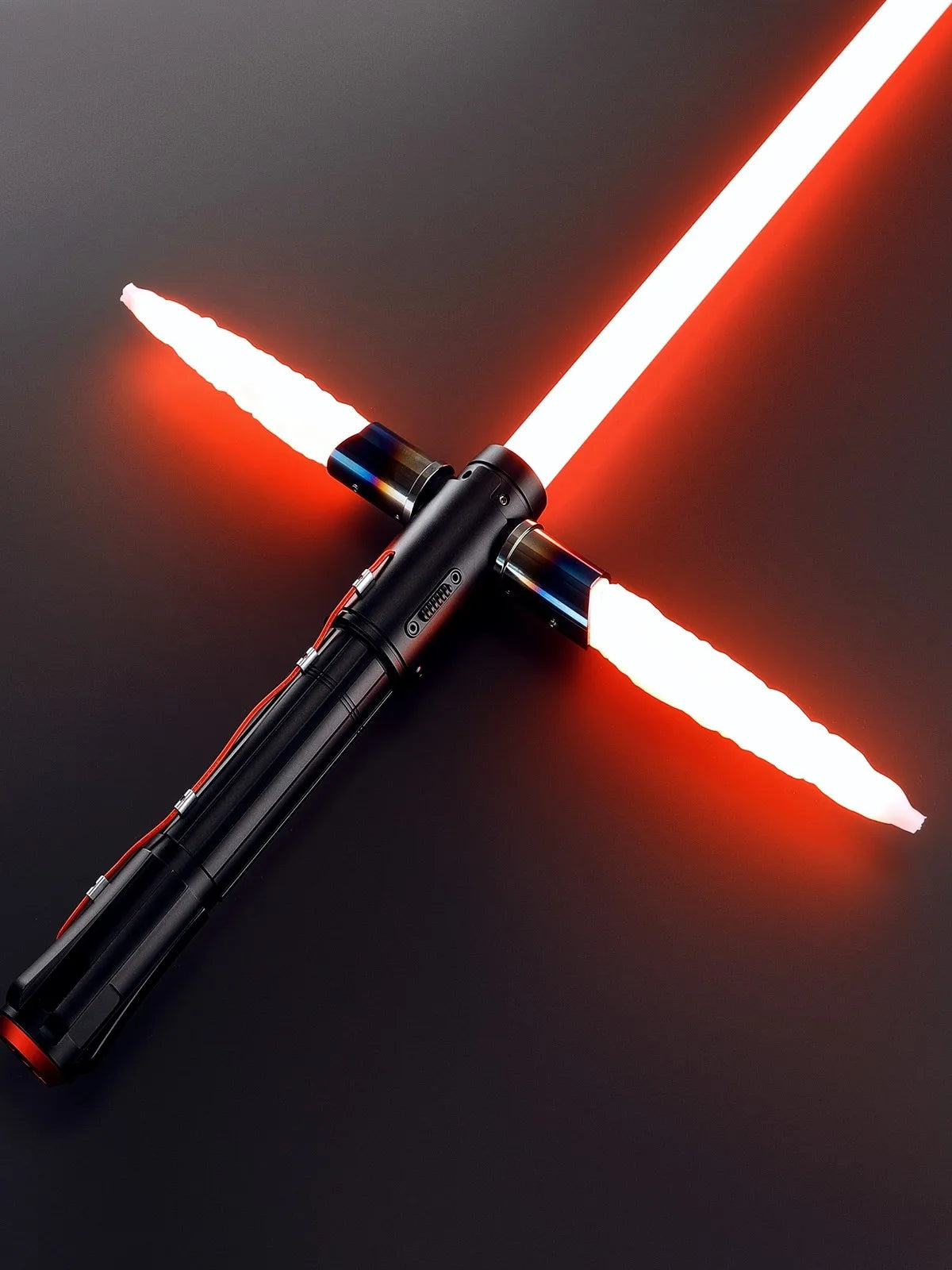 JS Lightsaber Xenopixel Kylo Ren Light Saber Jedi Neopixel Metal Handle Laser Sword Cosplay Heavy Dueling Luminous Cosplay Toys