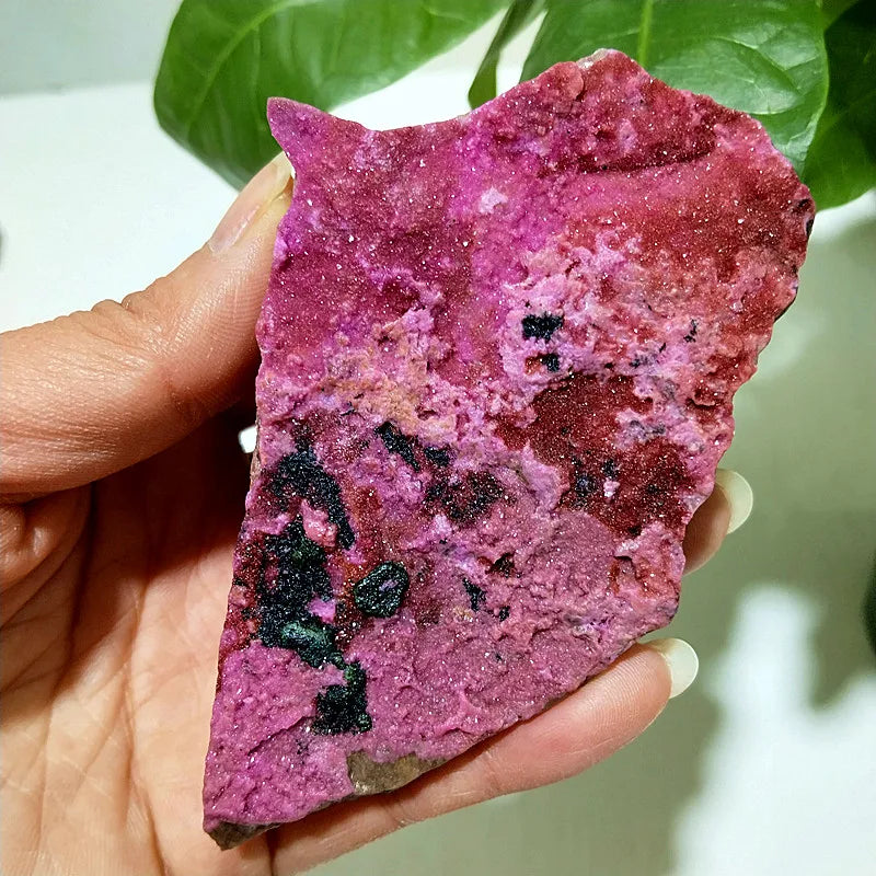 Natural Crystal Cobaltocalcite Pink Crystal Raw Rock Mineral Specimen Feng Shui Meditation Chakras Reiki Room decoration