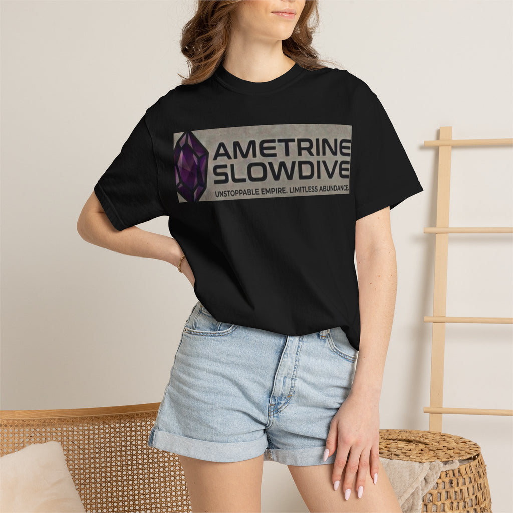 Ametrine Slowdive Graphic T-Shirt — Unstoppable Empire / Limitless Abundance Vintage Band Tee