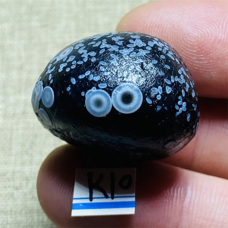 Natural black Agate Stone Alxa Gobi Agate Eye Rock Specimen Energy Crystal Chakra Reiki Healing Stone Home Decor