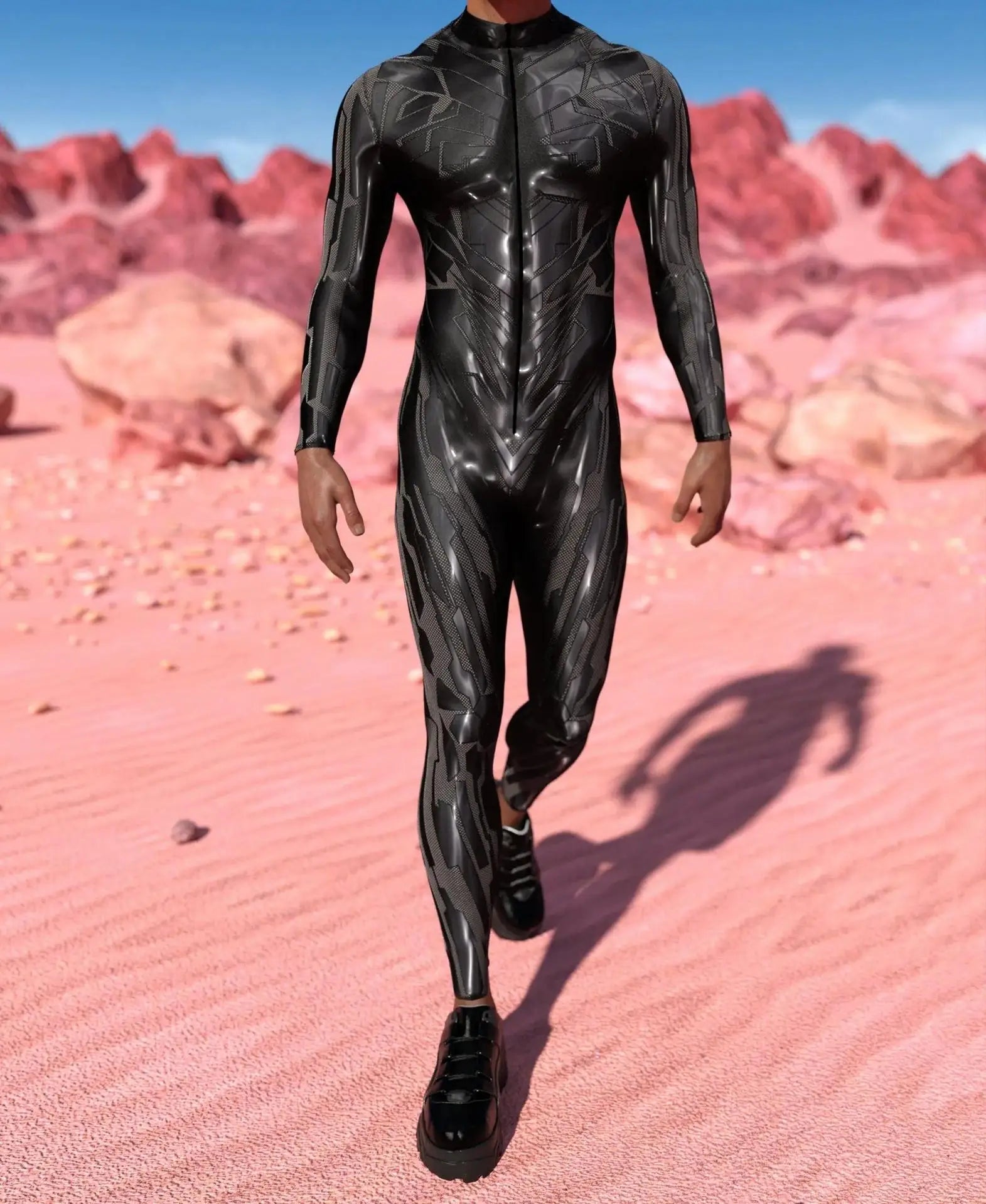 Mechanical Armor Robot CyberPunk Jumpsuit Cosplay Bodysuit Steampunk Costume Halloween Party Shows Men Women Cool Zentai Suit
