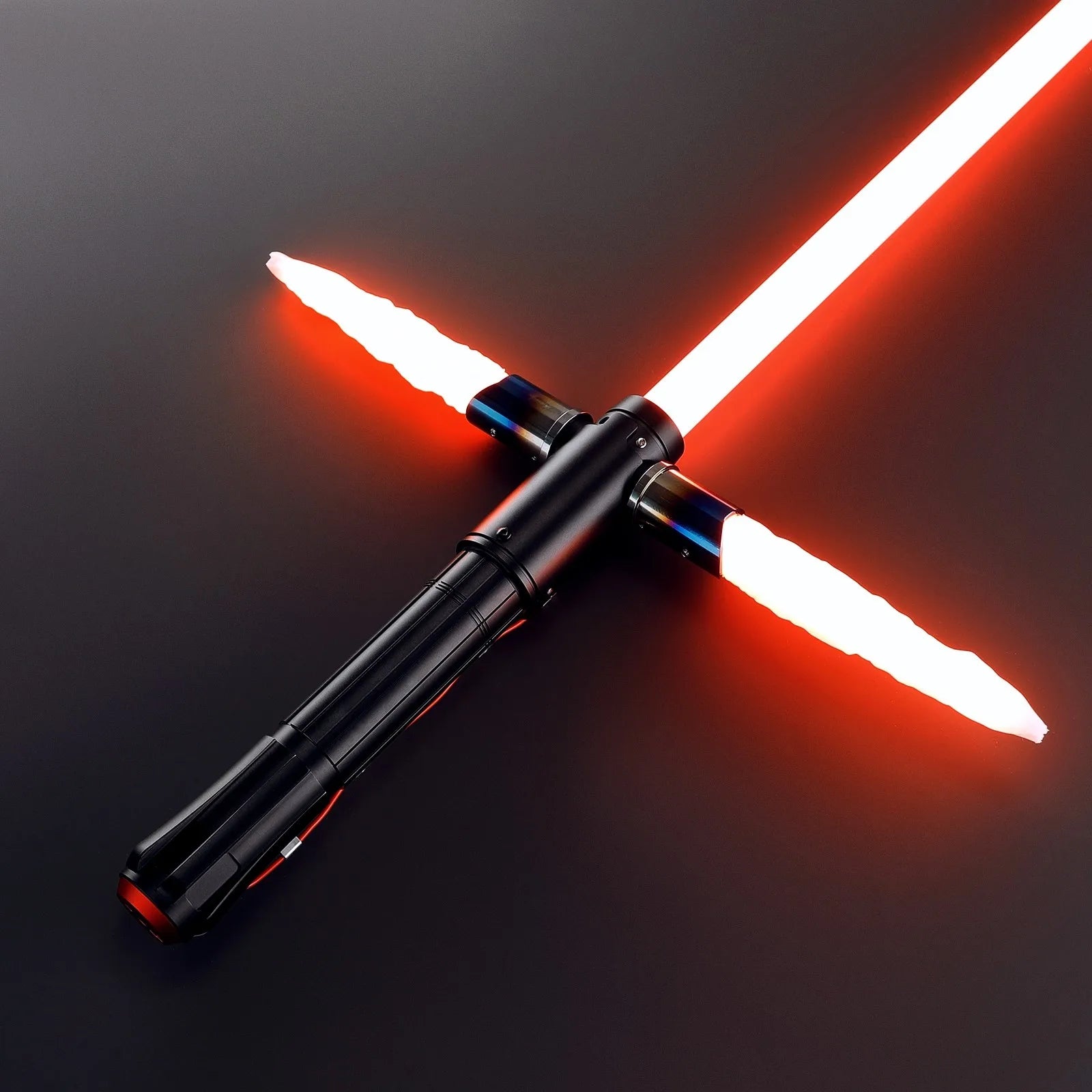 JS Lightsaber Xenopixel Kylo Ren Light Saber Jedi Neopixel Metal Handle Laser Sword Cosplay Heavy Dueling Luminous Cosplay Toys