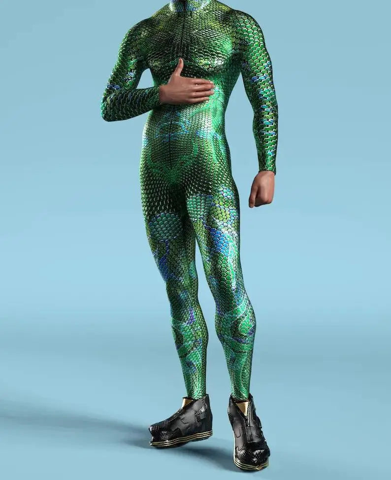 Mechanical Armor Robot CyberPunk Jumpsuit Cosplay Bodysuit Steampunk Costume Halloween Party Shows Men Women Cool Zentai Suit