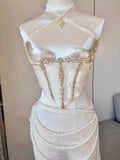 Ziwu | Gilded Baroque Beimu Glossy Fishbone Corset