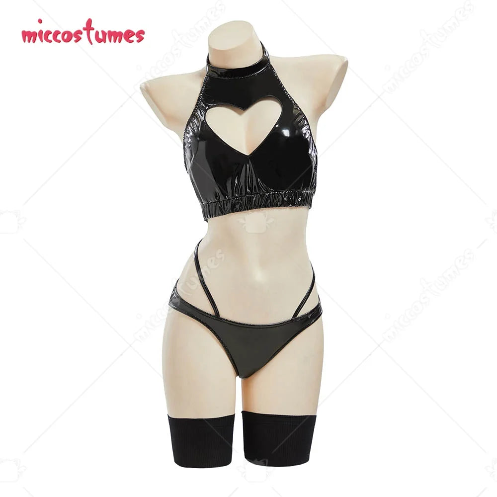 miccostumes Women's Boa Cosplay Costume Corset and Jacket with Brief Halloween Cosplay Costume