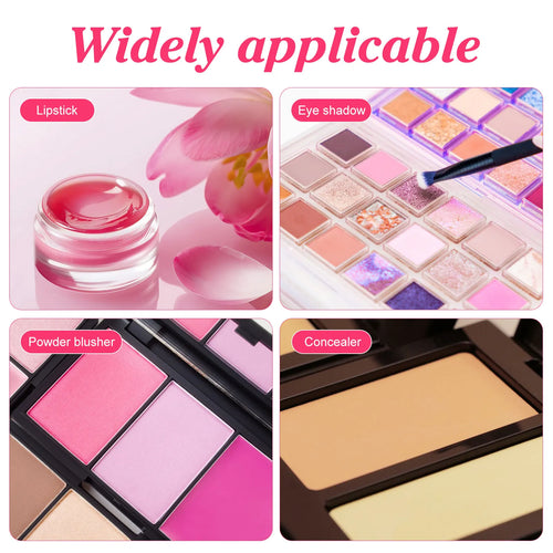 3Sets Eyeshadow Cases Empty Makeup Pans for DIY Pigment Lipstick Foundation Storage Compact Travel-Friendly Organizer