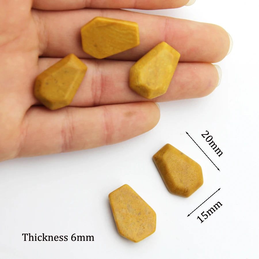 20mm Natural Agate Stone Mineral Crystal Quartz Coffin Board Rock Chakra Reiki Energy Healing Room Home Decor Decoration Maison