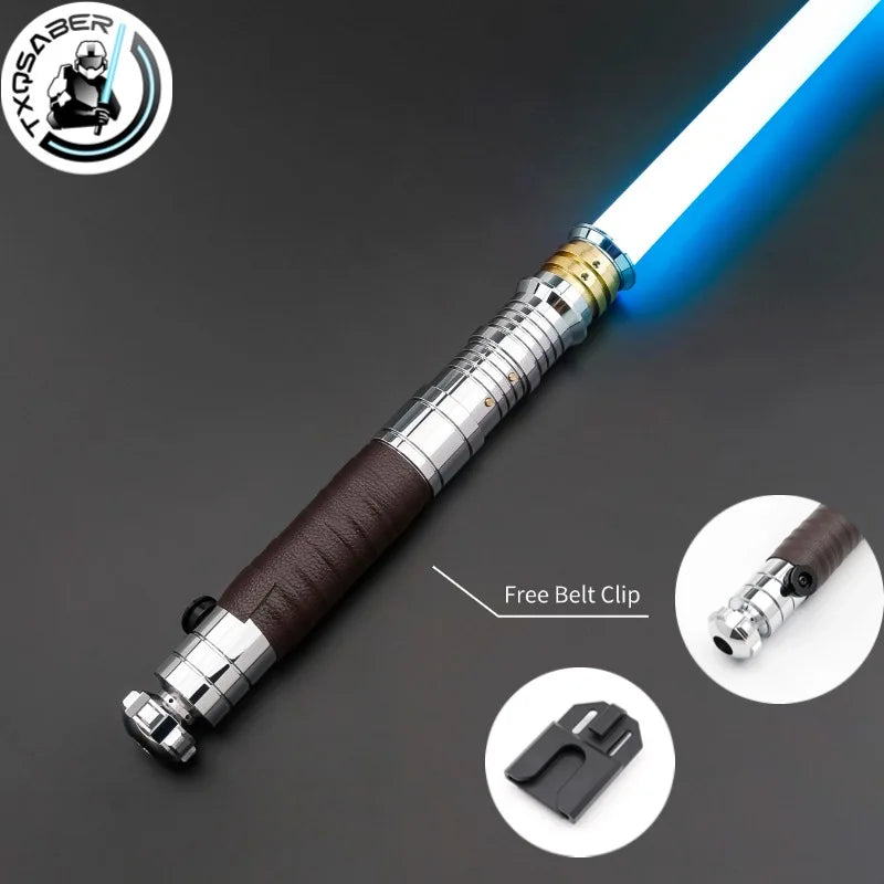 TXQSABER RVS Smooth Swing Lightsaber Heavy Dueling  Colors Changing Neopixel Blade Blaster Laser Sword Adult Cosplay Kids Toys