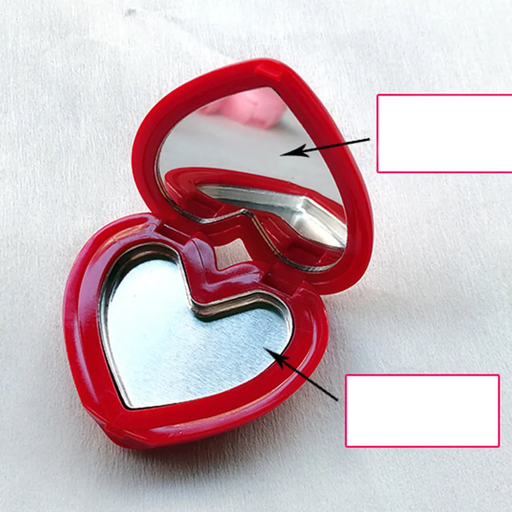 4Pcs Empty Heart Case Mini Makeup Containers Refillable Travel Lipstick Cream Bottles Cream Bottles Lipstick Holder