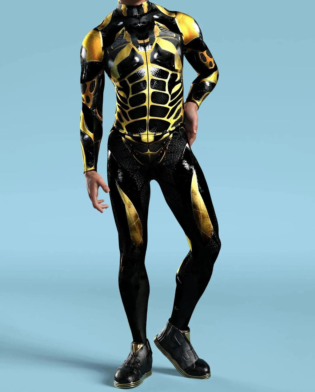 Mechanical Armor Robot CyberPunk Jumpsuit Cosplay Bodysuit Steampunk Costume Halloween Party Shows Men Women Cool Zentai Suit