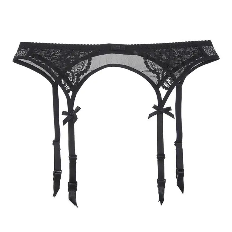 Women Elastic Lace Garter Belts Heart Leg Neck Ring Sexy Girls Adjustable Thigh Stockings Waist Harness Garter Suspender