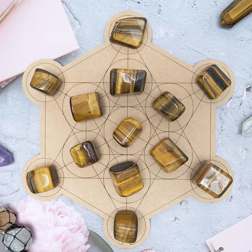 Natural Tiger's Eye Healing Crystals Stone Tumbled Stone Polished Irregular Chakra Reiki Rock Vase Filler Home Decoration Gift