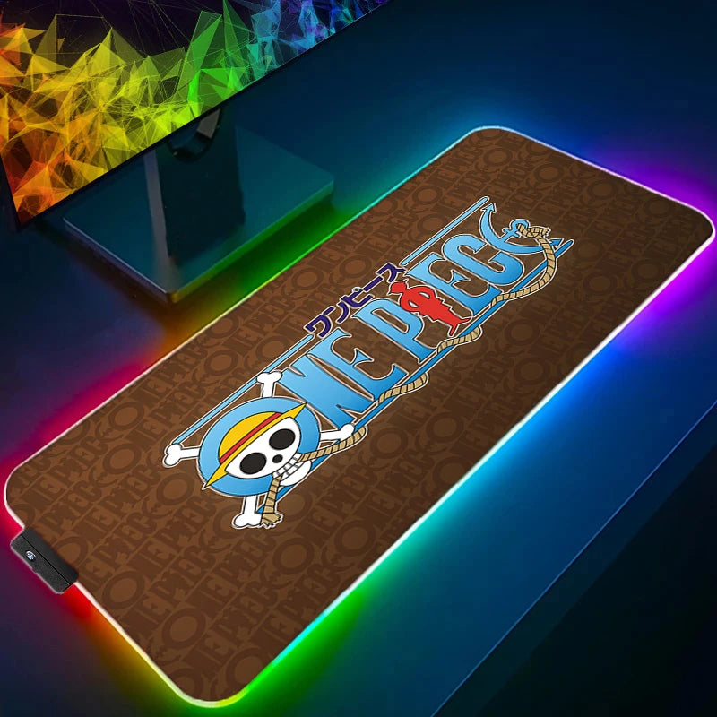 RGB Mouse Pad durable Lockedge Backlight Gaming Accessories One Piece Computer Gamer Keyboard LED Mouse Mat Desk Mousepad