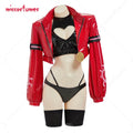 miccostumes Women's Boa Cosplay Costume Corset and Jacket with Brief Halloween Cosplay Costume