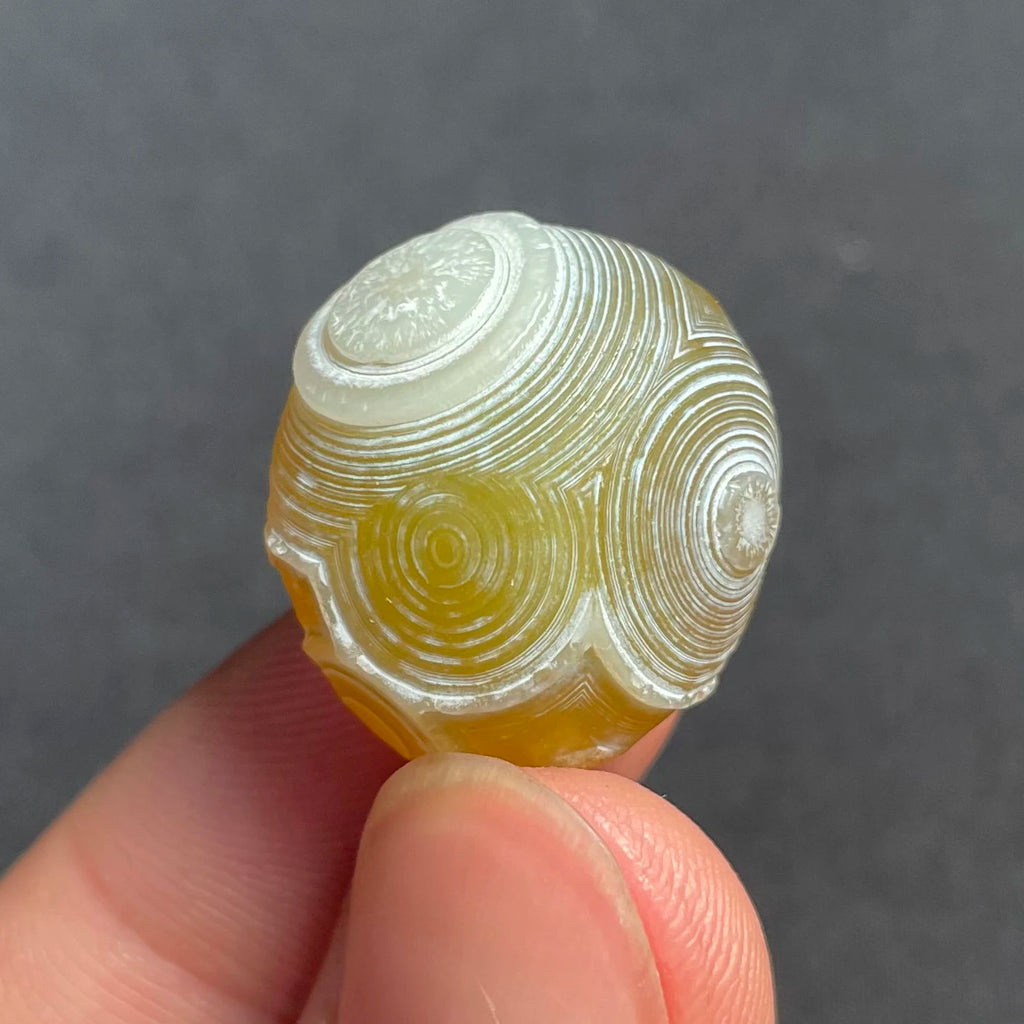 Natural Sardonyx Gobi Agate Alxa Eye Rock Mineral Energy Crystal Chakra Reiki Healing Stone Garden Decor