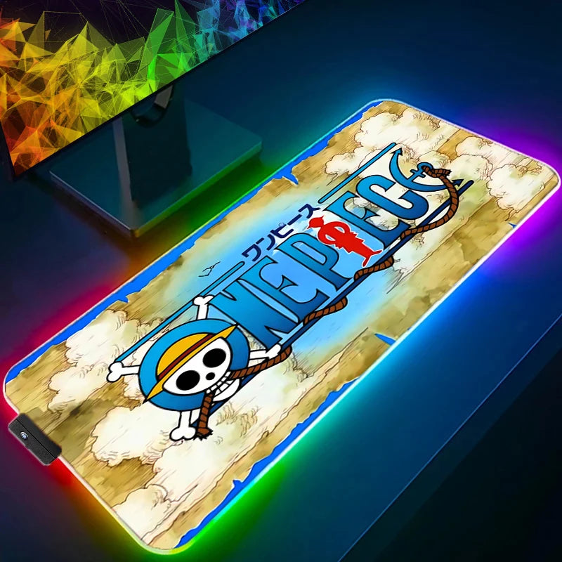 RGB Mouse Pad durable Lockedge Backlight Gaming Accessories One Piece Computer Gamer Keyboard LED Mouse Mat Desk Mousepad