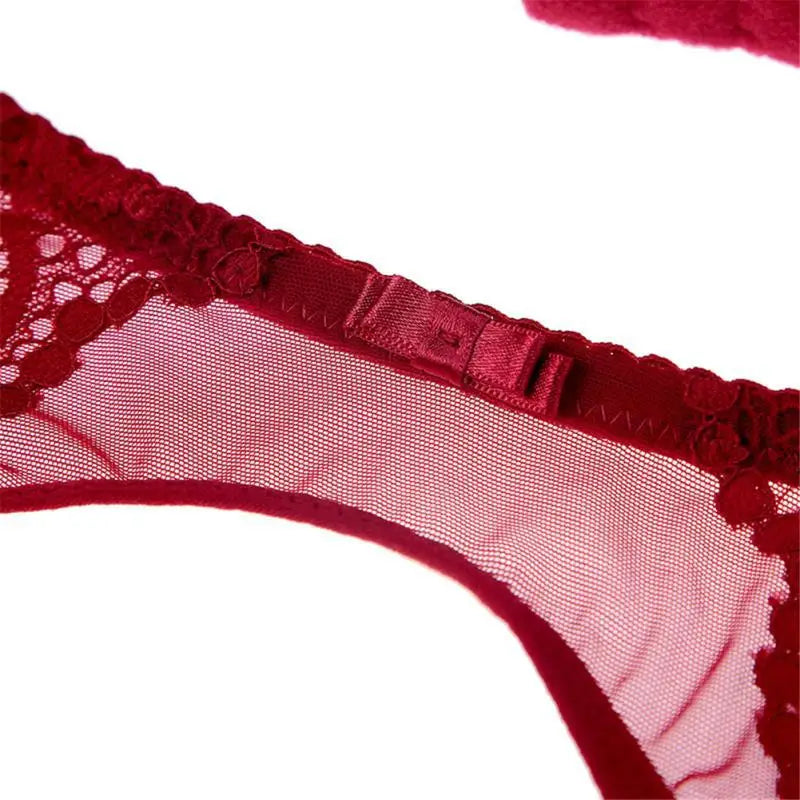 Women Elastic Lace Garter Belts Heart Leg Neck Ring Sexy Girls Adjustable Thigh Stockings Waist Harness Garter Suspender
