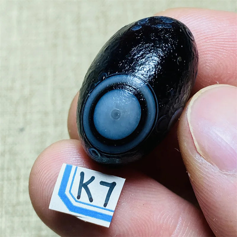 Natural black Agate Stone Alxa Gobi Agate Eye Rock Specimen Energy Crystal Chakra Reiki Healing Stone Home Decor