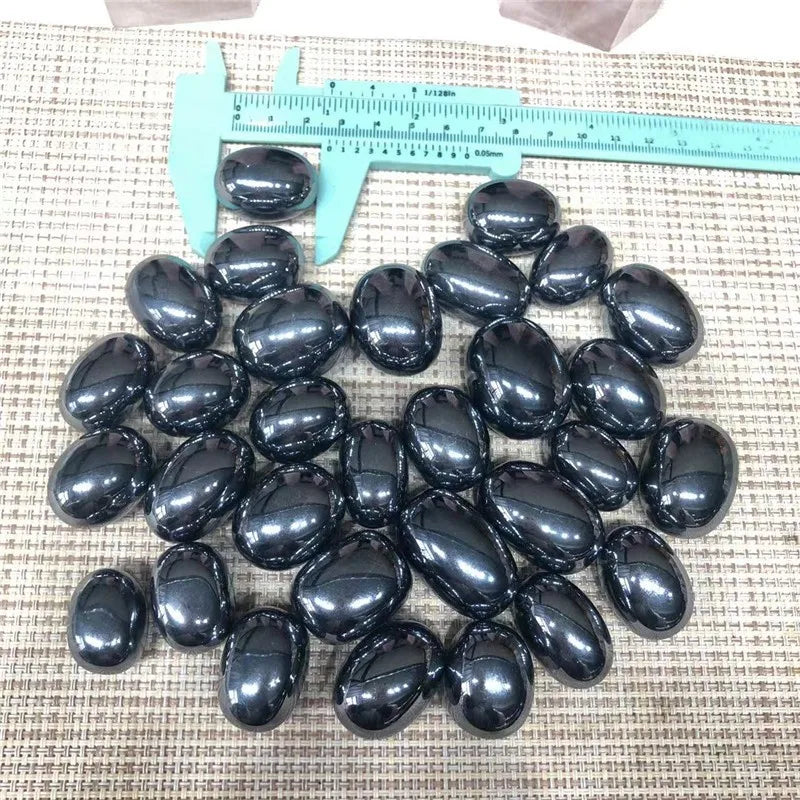Terahertz Quartz Rock Natural Polished Gravel Tumbled Rolling Stones Energy Healing Chakras Yoga Decorations In Bulk