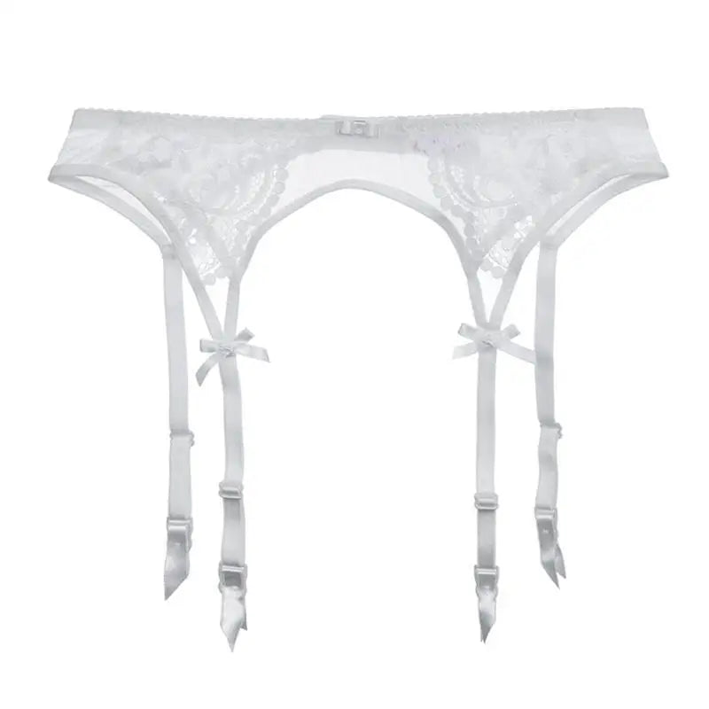 Women Elastic Lace Garter Belts Heart Leg Neck Ring Sexy Girls Adjustable Thigh Stockings Waist Harness Garter Suspender